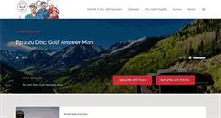 Desktop Screenshot of discgolfanswerman.com